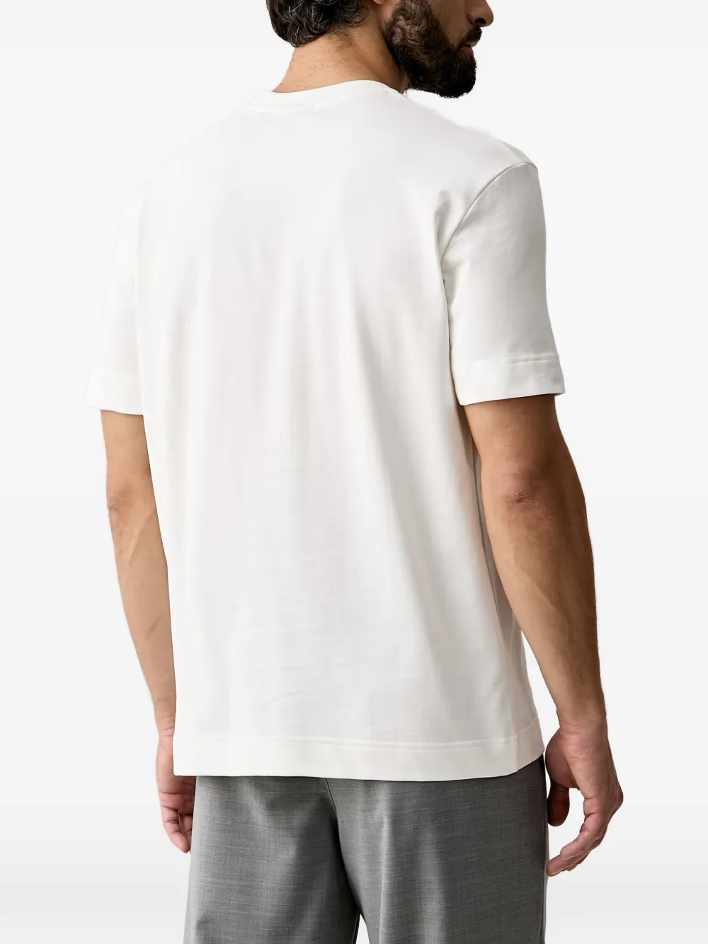 Joop! T-shirt met ronde hals Wit