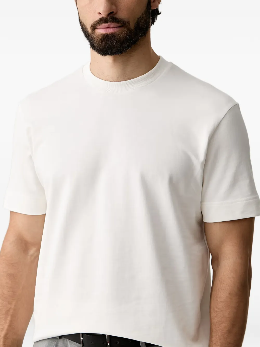 Joop! T-shirt met ronde hals Wit