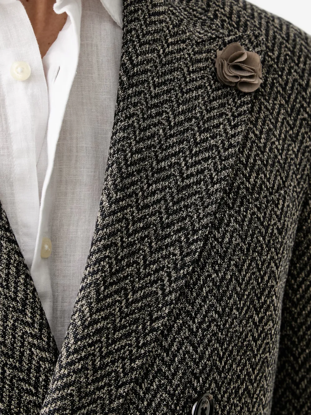 Joop! Blazer met dubbele rij knopen Grijs