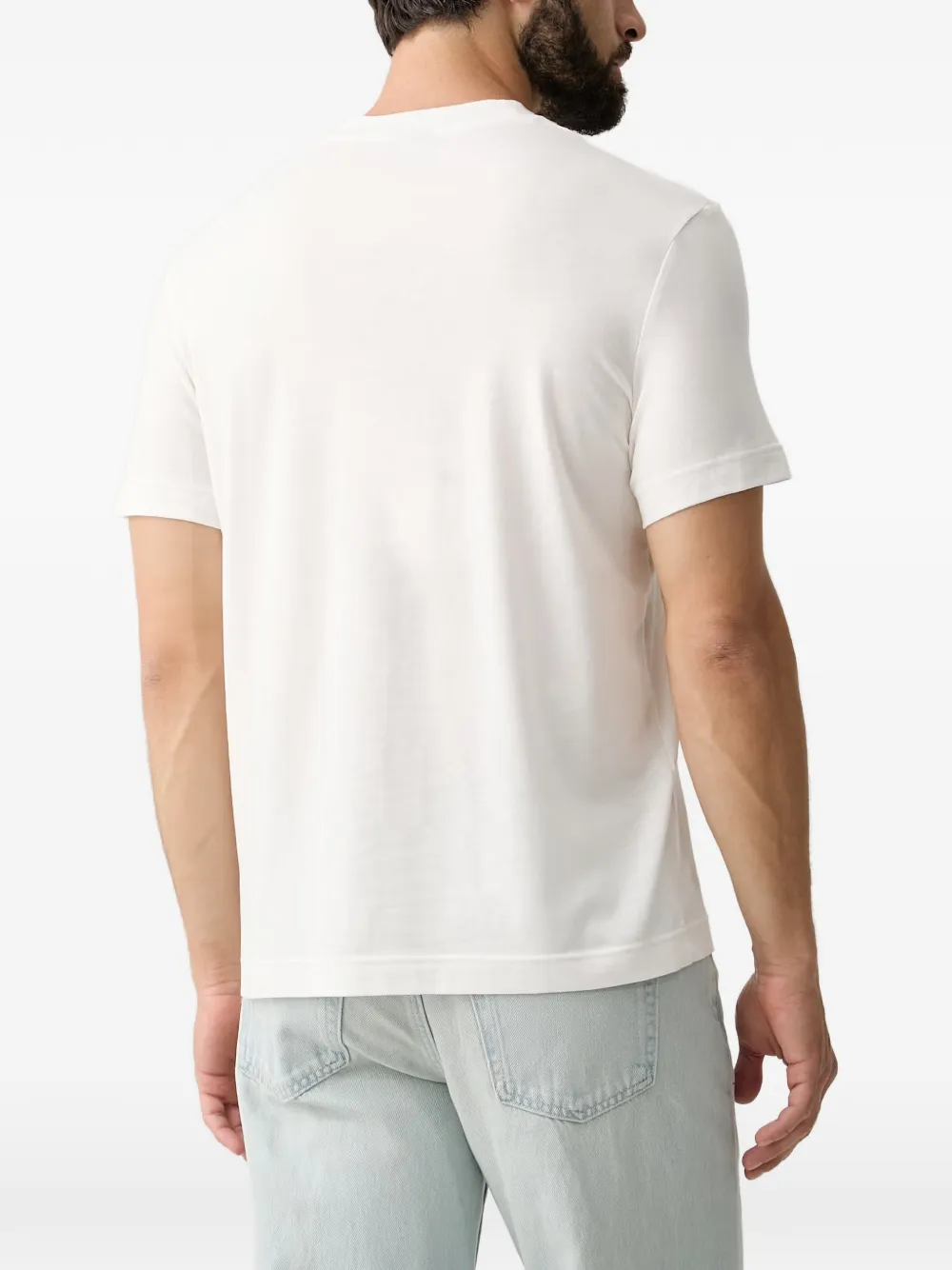 Joop! T-shirt met logoprint met ronde hals Wit
