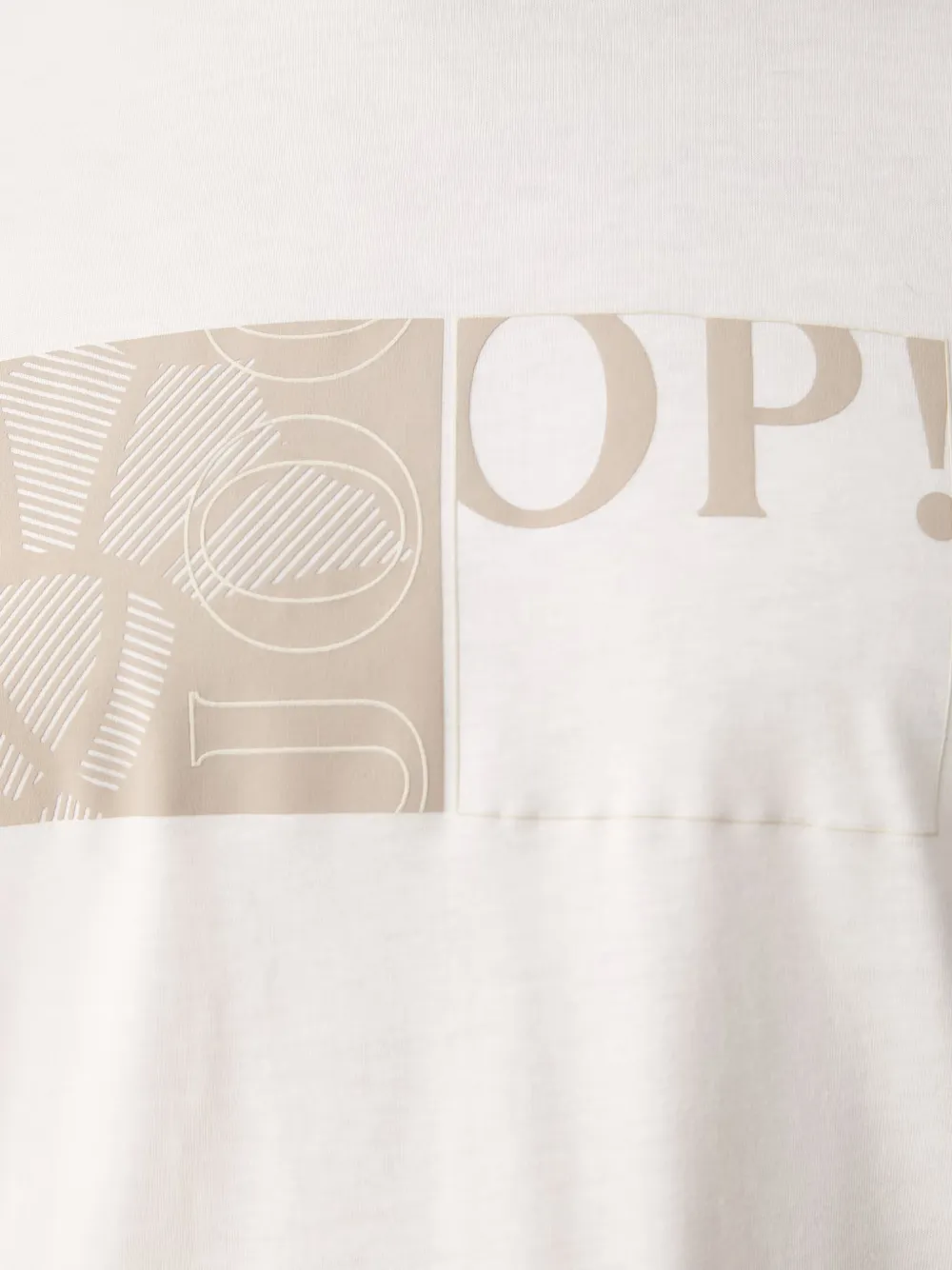 Joop! T-shirt met logoprint met ronde hals Wit