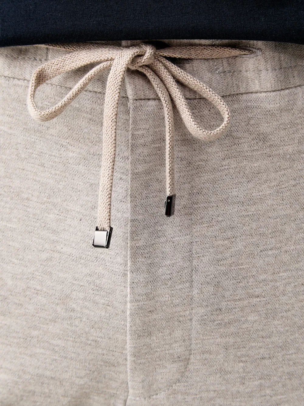 Joop! Straight broek met trekkoord Beige