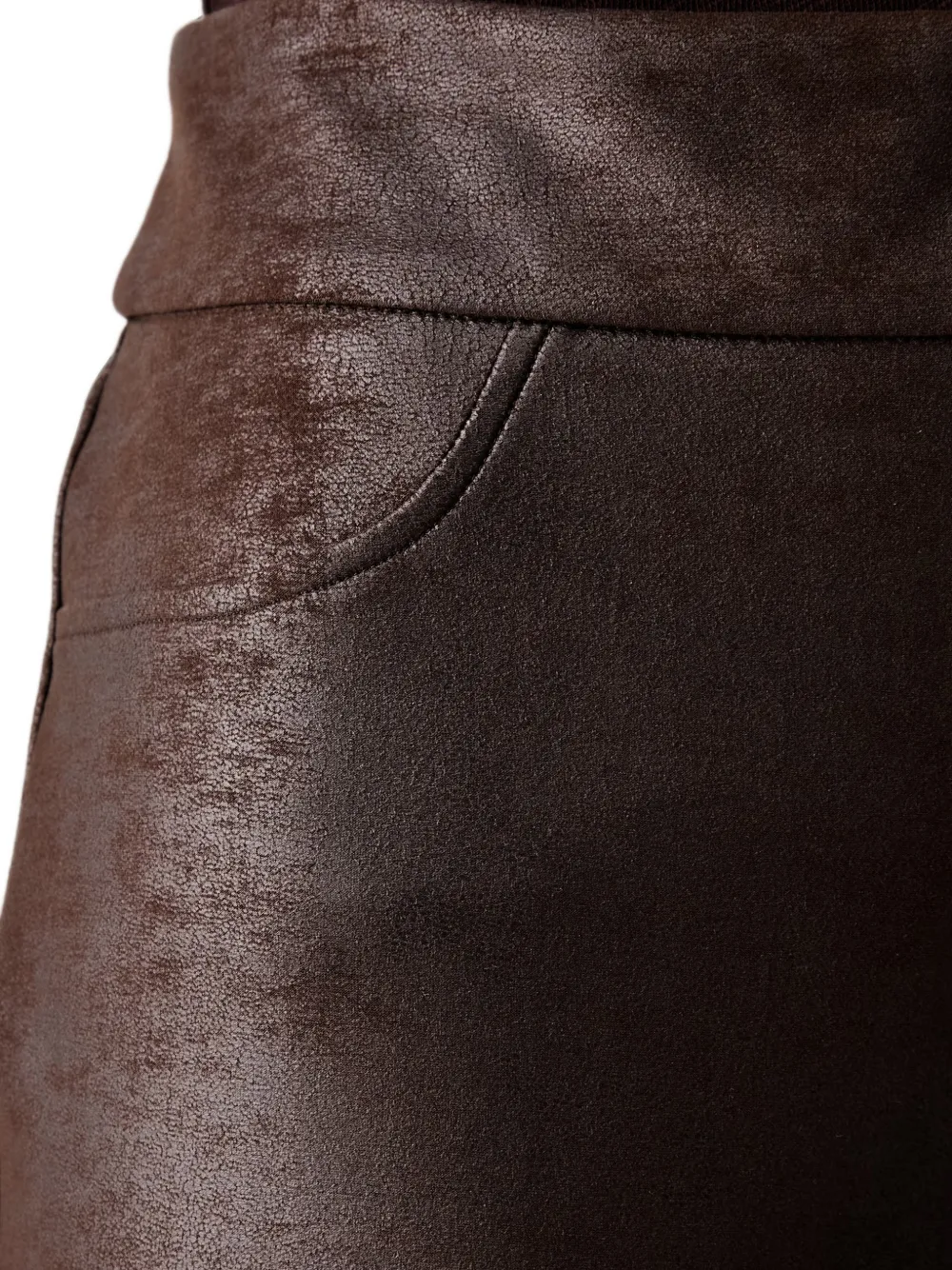 Joseph Ribkoff Straight broek met gebarsten effect Bruin