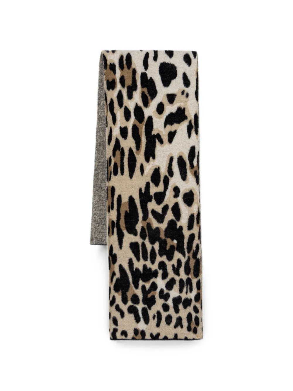 Joseph Ribkoff Gebürsteter Schal mit Leopardenprint - Nude