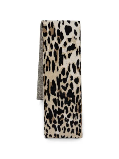 Joseph Ribkoff leopard-print brushed scarf