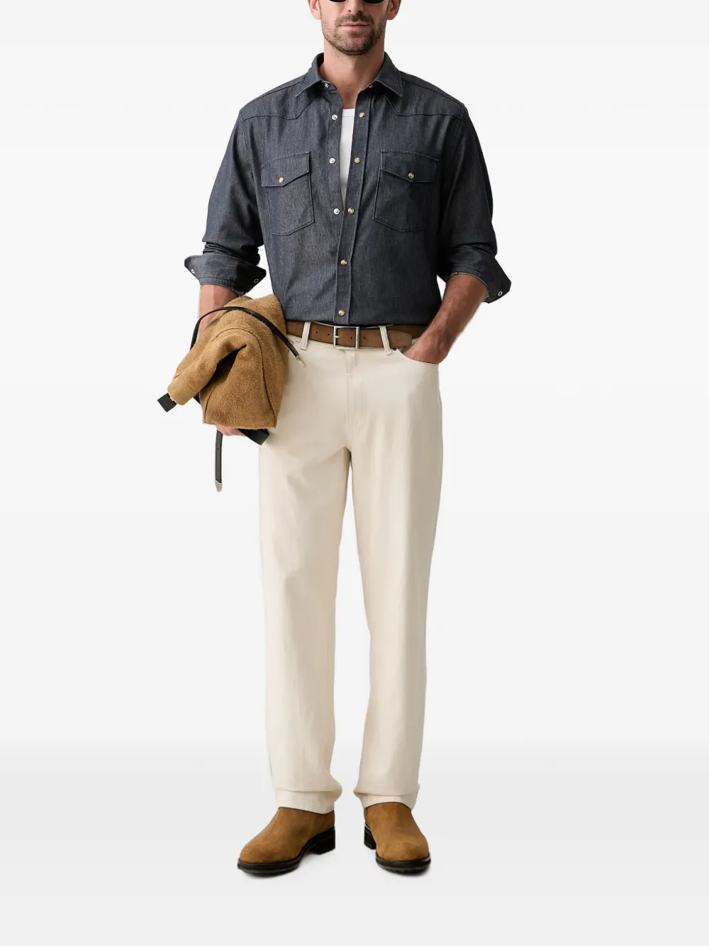 Joop! Denim overhemd Blauw