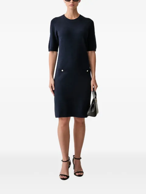 Joop! button-detail short-sleeve midi dress