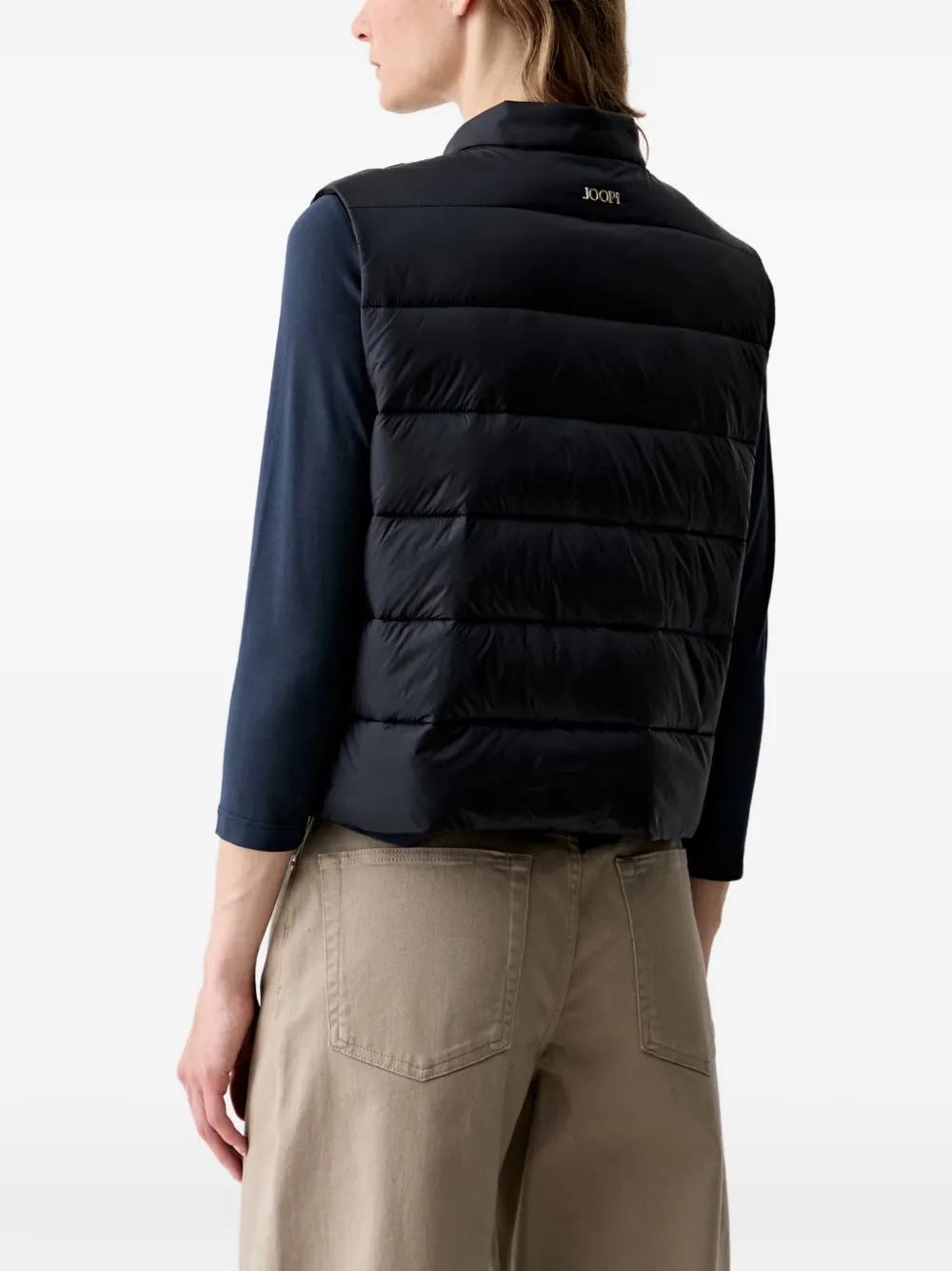 Joop! Gewatteerde bodywarmer Zwart
