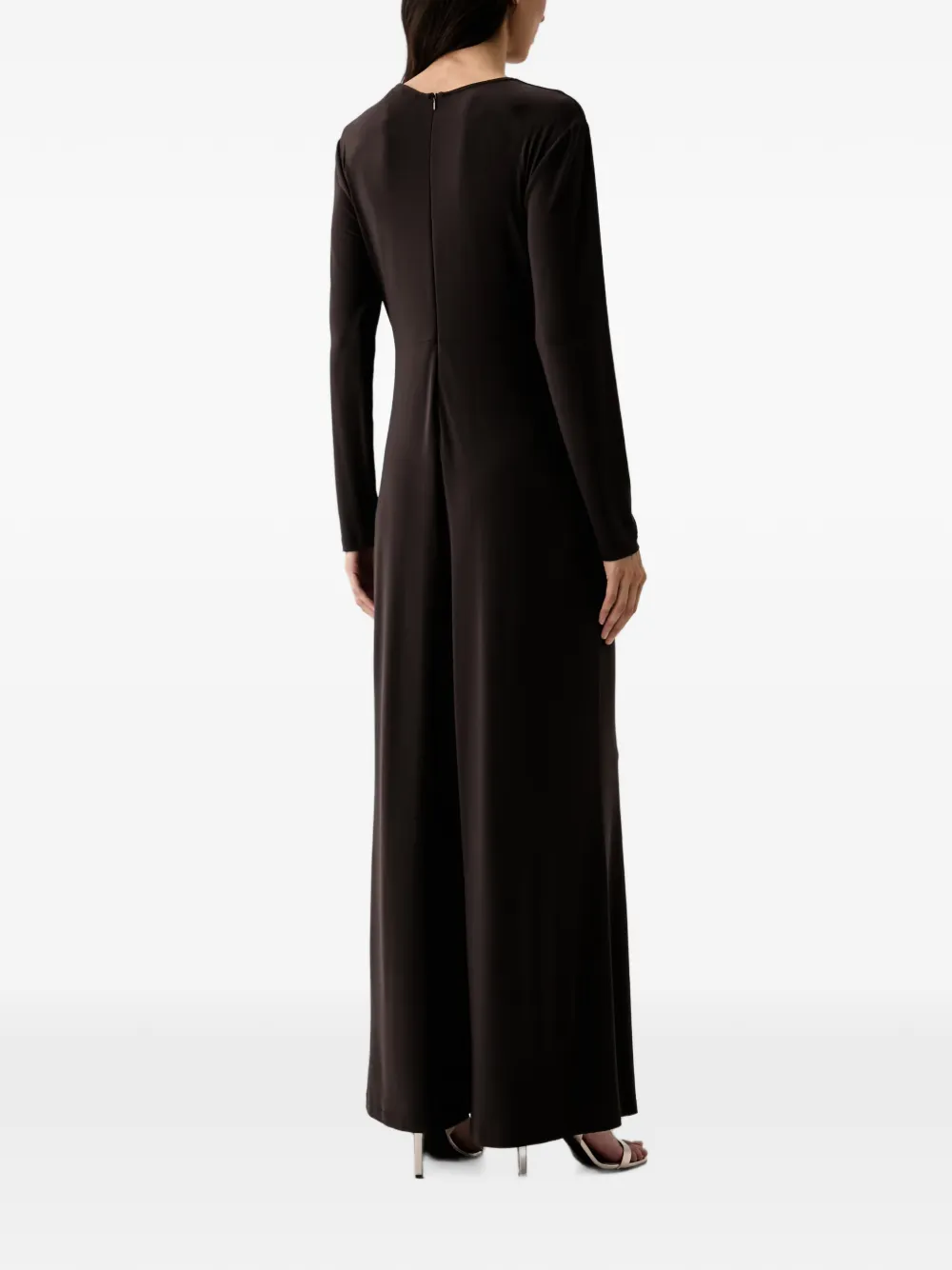 Joseph Ribkoff Jumpsuit met gehamerde gesp Bruin
