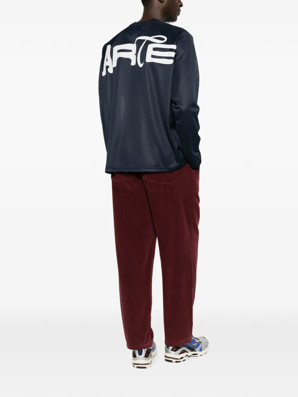 Arte Antwerp T-shirt met logoprint Blauw