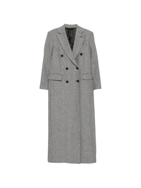 ERALDO herringbone double-breasted coat