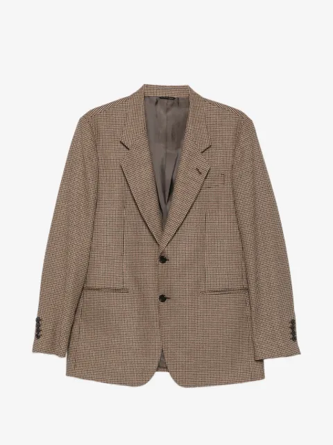 Reveres 1949 blazer con estampado pied de poule