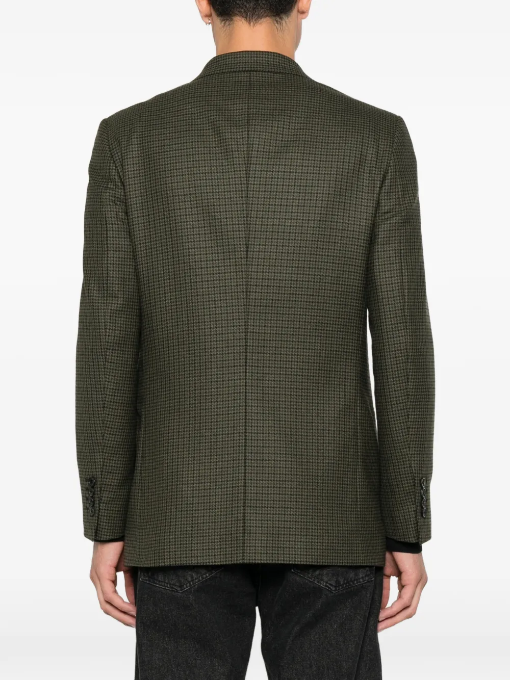 Reveres 1949 Blazer met pied-de-poule print Groen