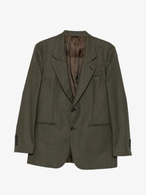Reveres 1949 houndstooth-pattern single-breasted blazer