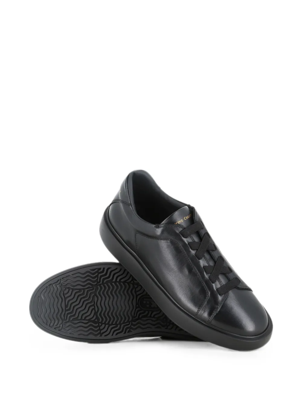 Officine Creative leather lace-up sneakers Zwart