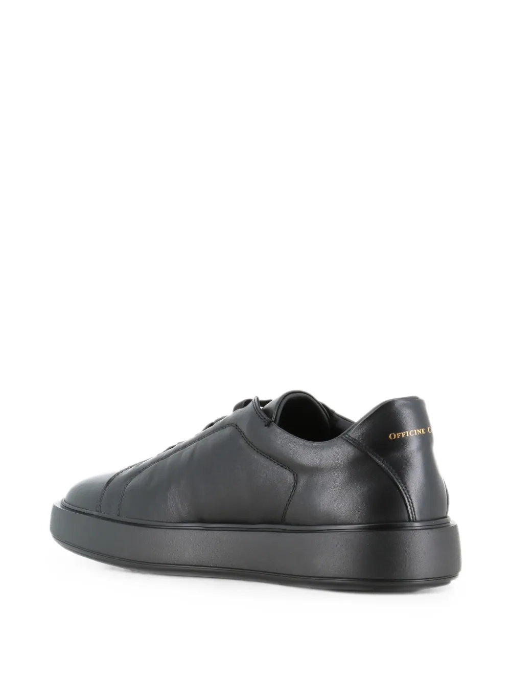 Officine Creative leather lace-up sneakers Zwart