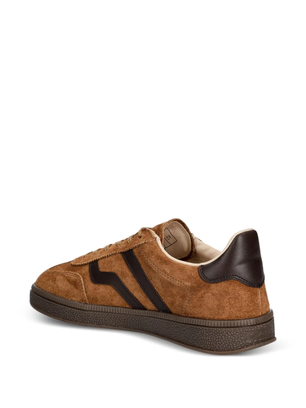 Gant suede-panelled sneakers Bruin
