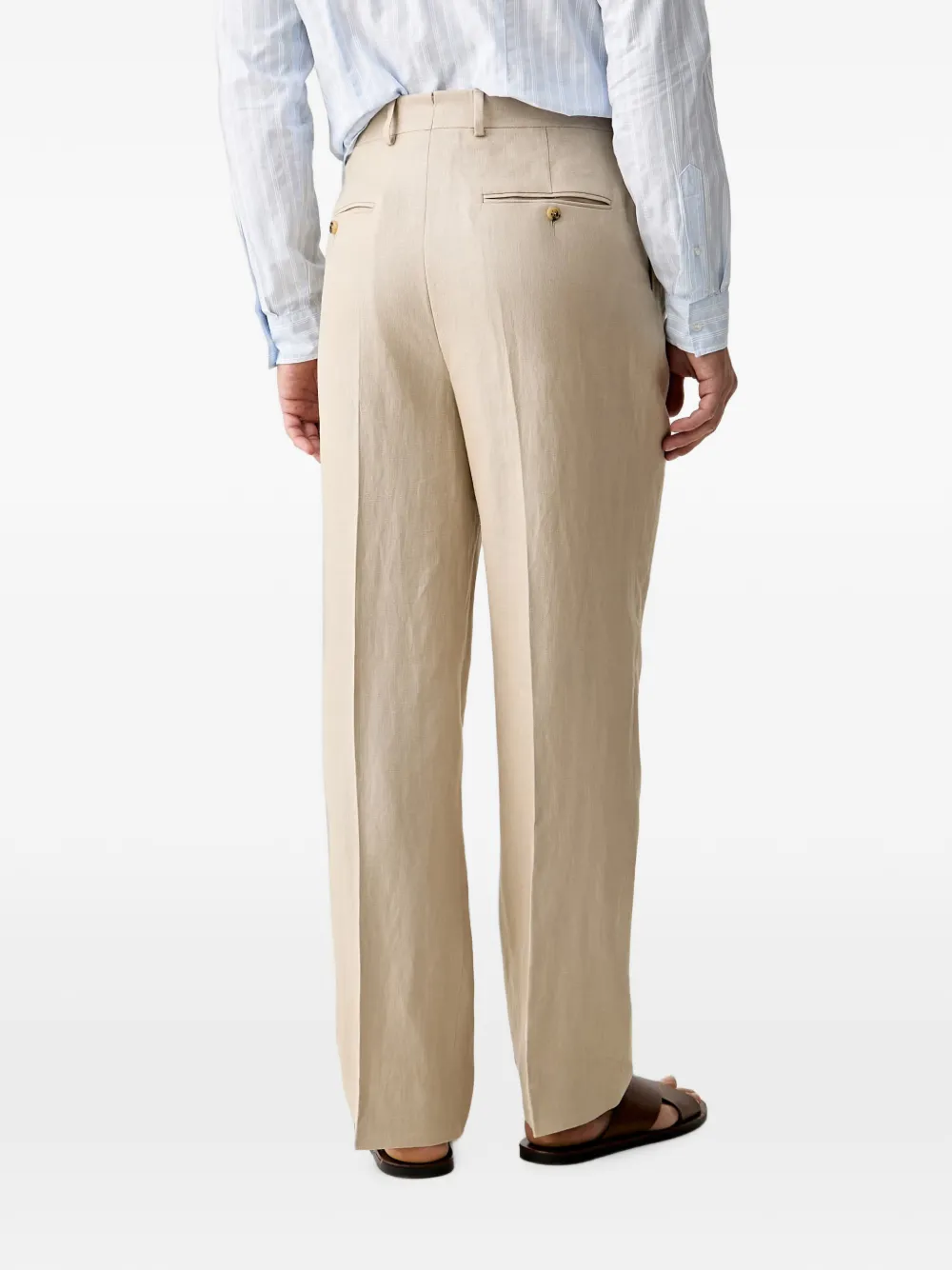 Gant Linnen pantalon Beige