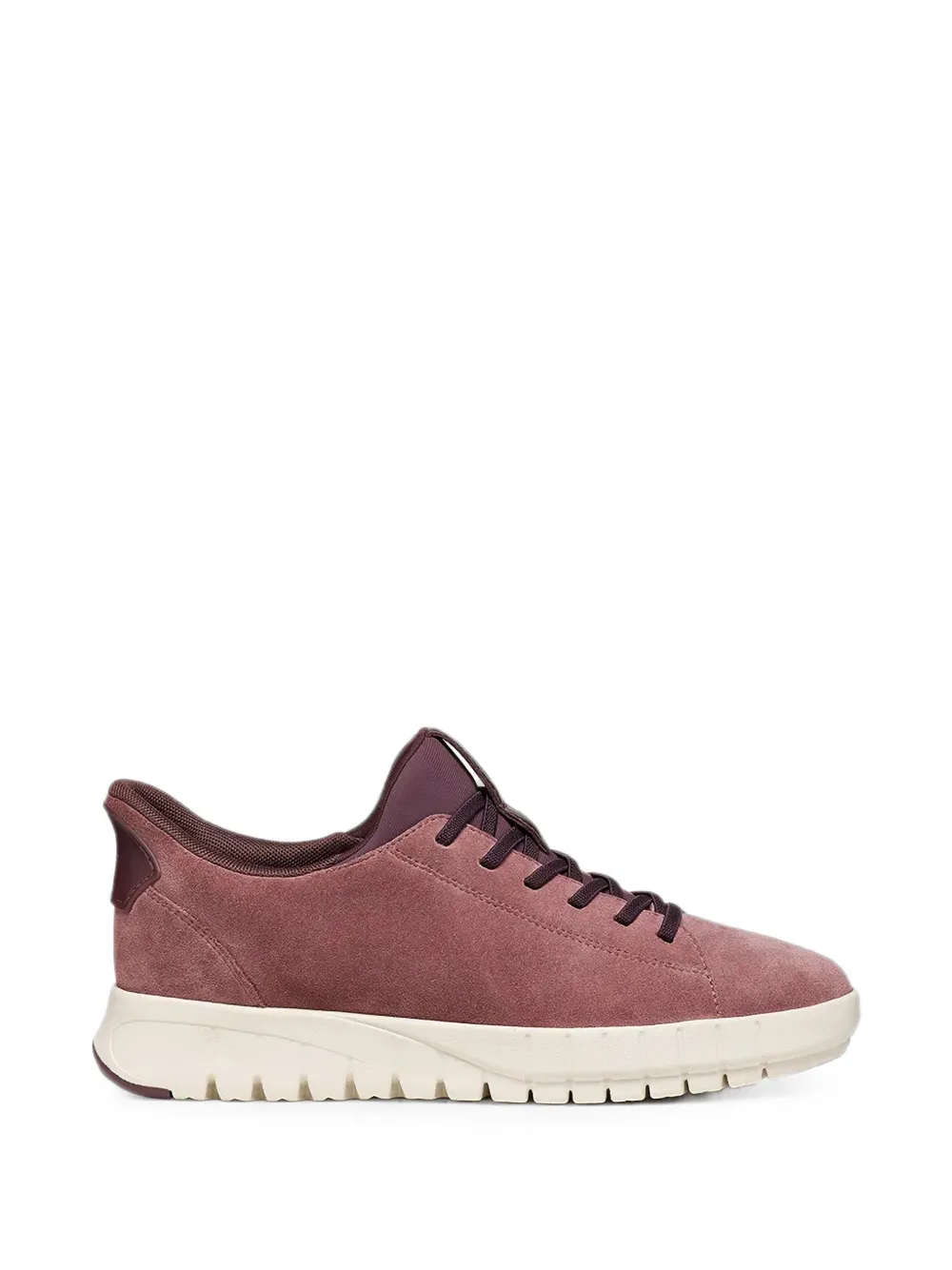 Geox suede lace-up sneakers - Rosa