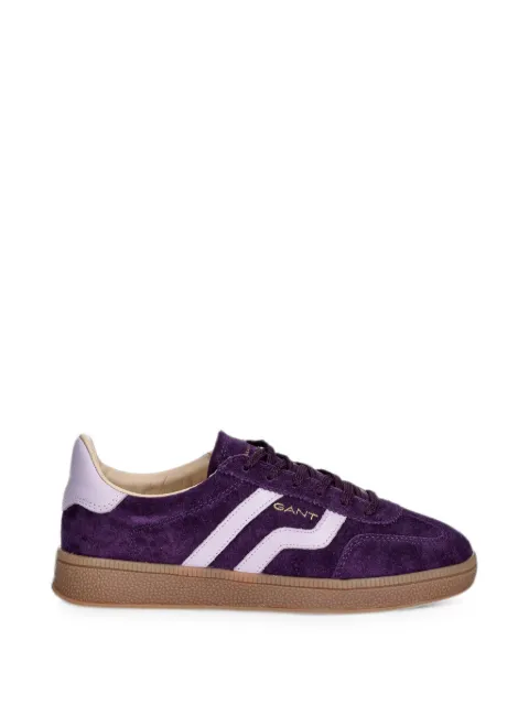 Gant tenis de gamuza con logo estampado
