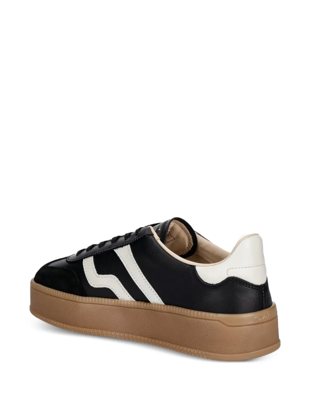 Gant panelled flatform sneakers Zwart