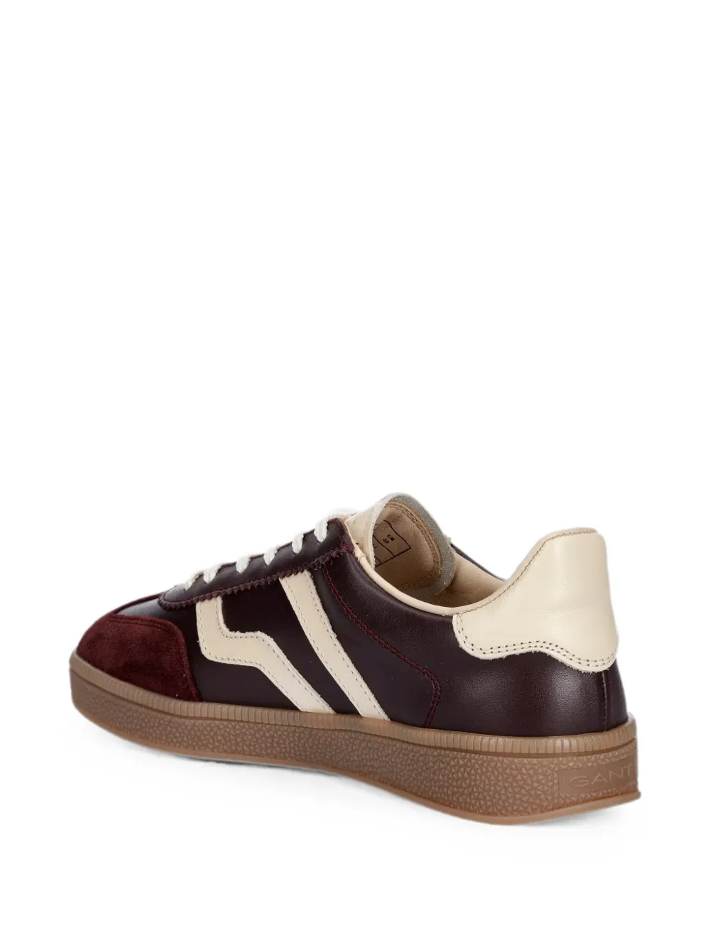 Gant contrast-stripe panelled sneakers Bruin