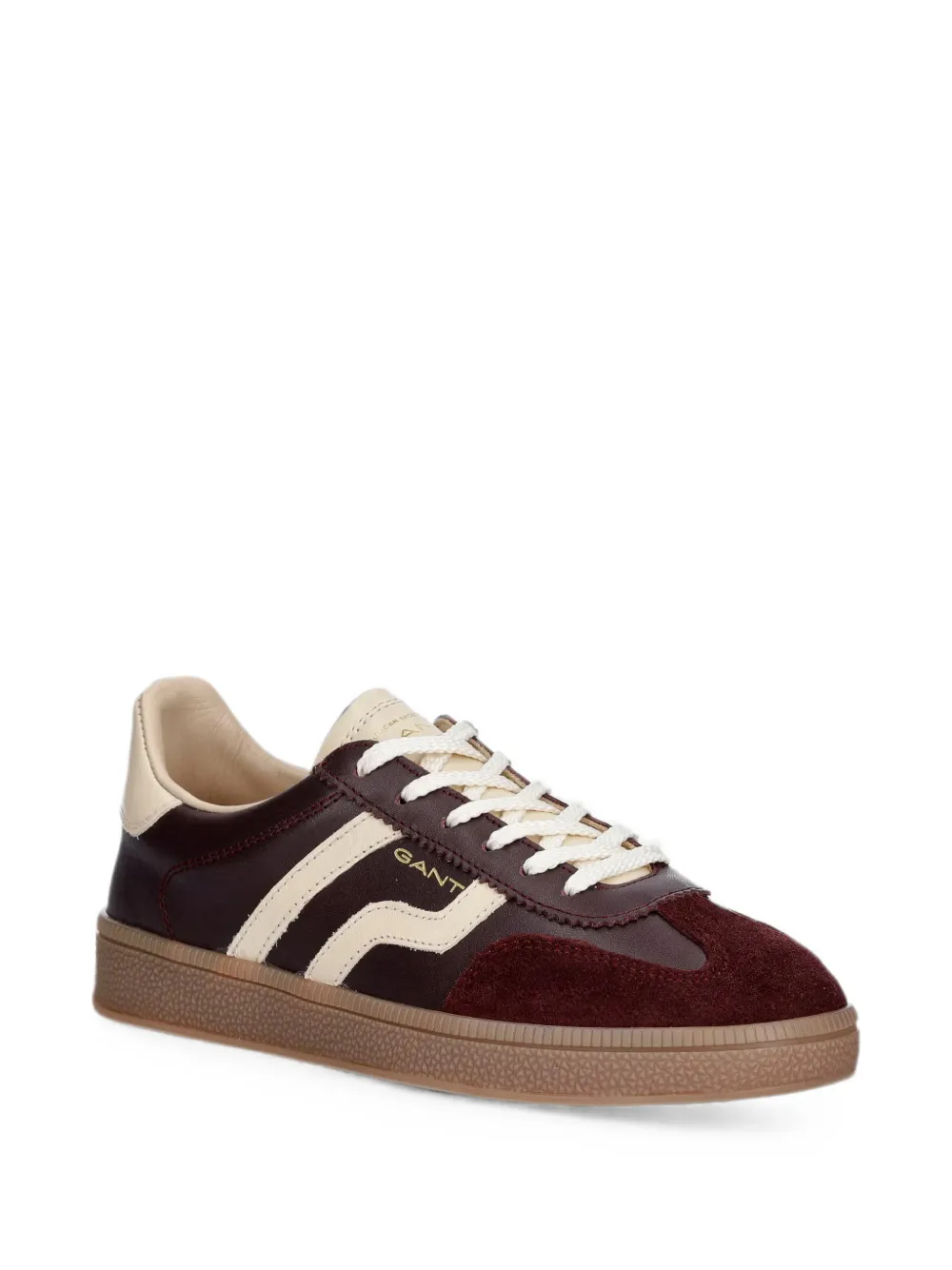 Gant contrast-stripe panelled sneakers Bruin