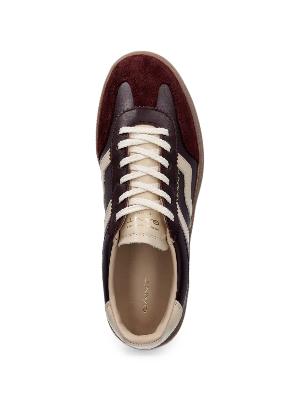 Gant contrast-stripe panelled sneakers Bruin