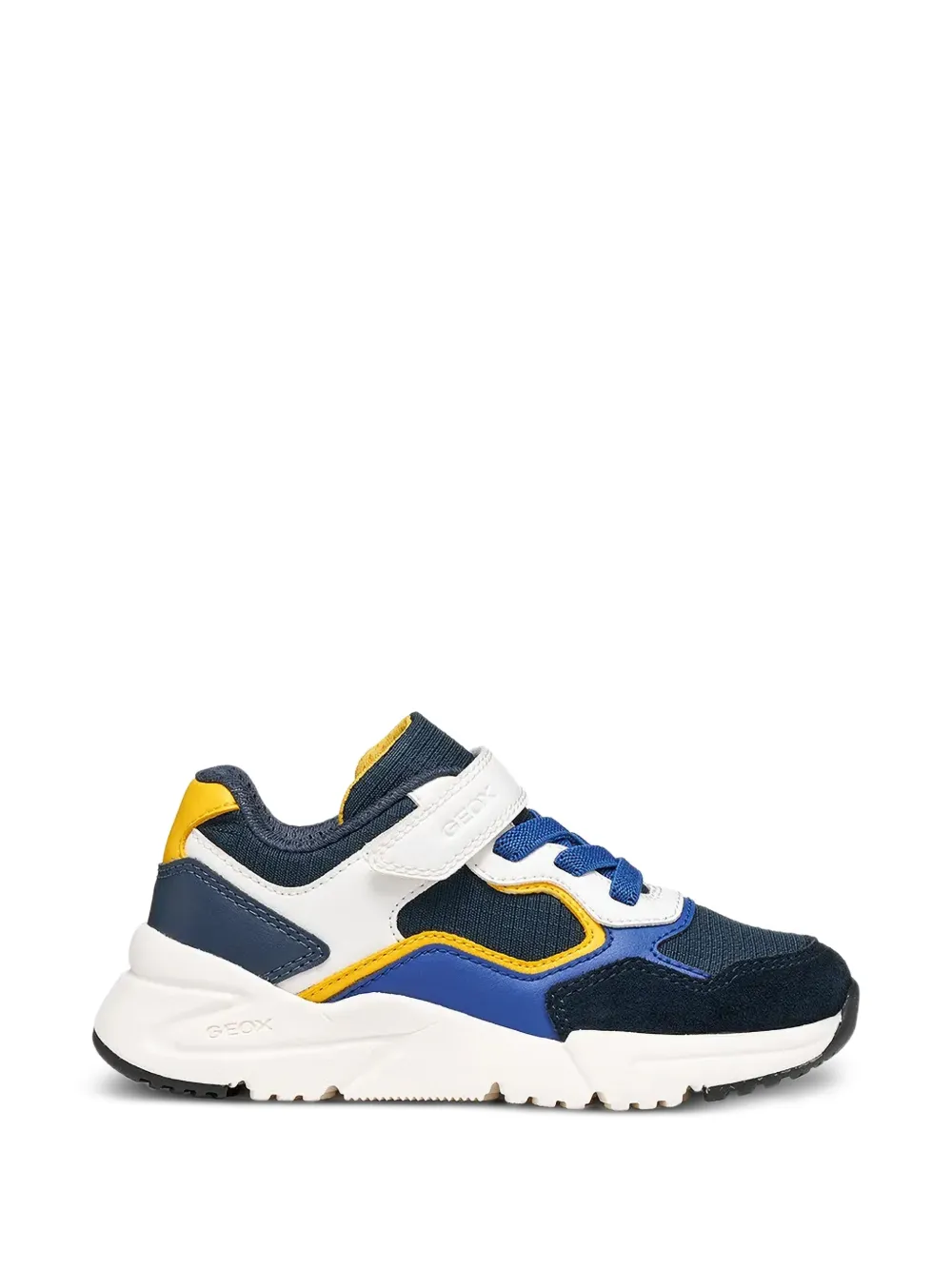 Geox Kids panelled touch-strap sneakers - Blu