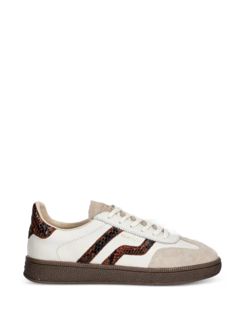 Gant snakeskin-effect panelled sneakers