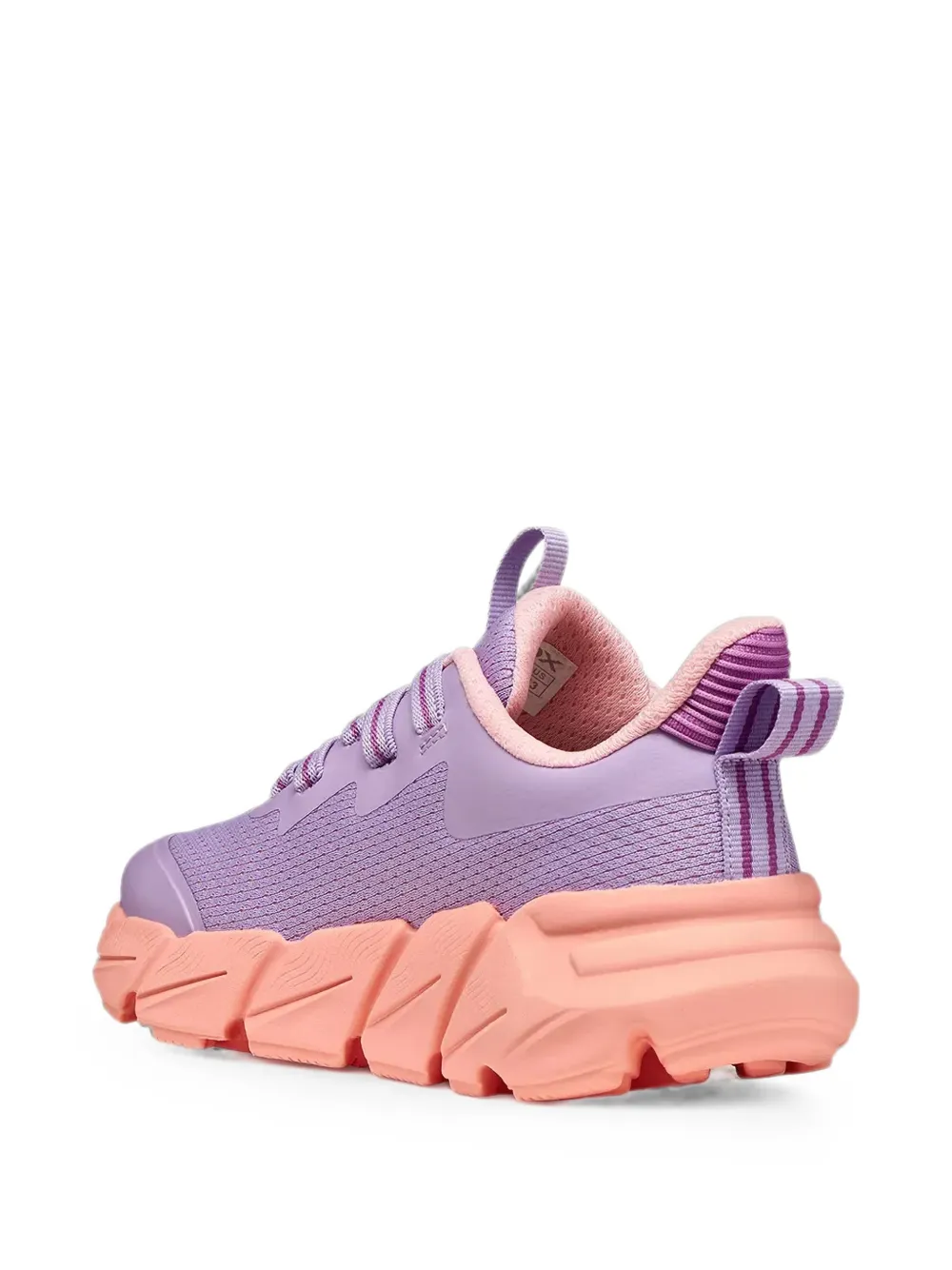 Geox Kids logo-print chunky sneakers Paars