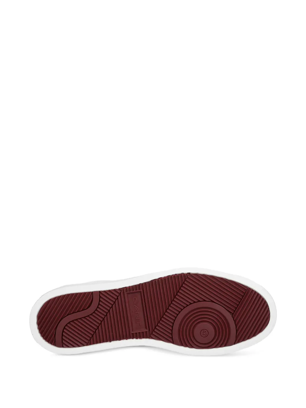 Gant contrast-heel leather sneakers Wit