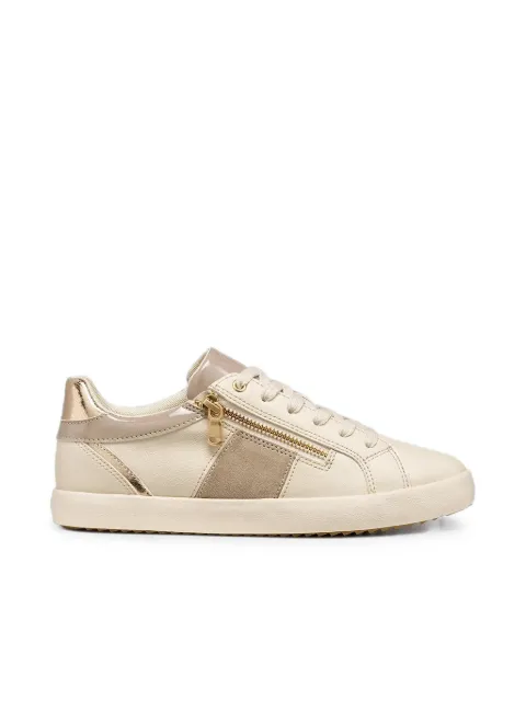 Geox zip-detail panelled sneakers