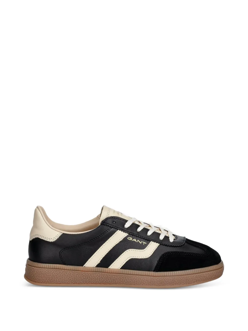 Gant leather-panelled sneakers - Schwarz