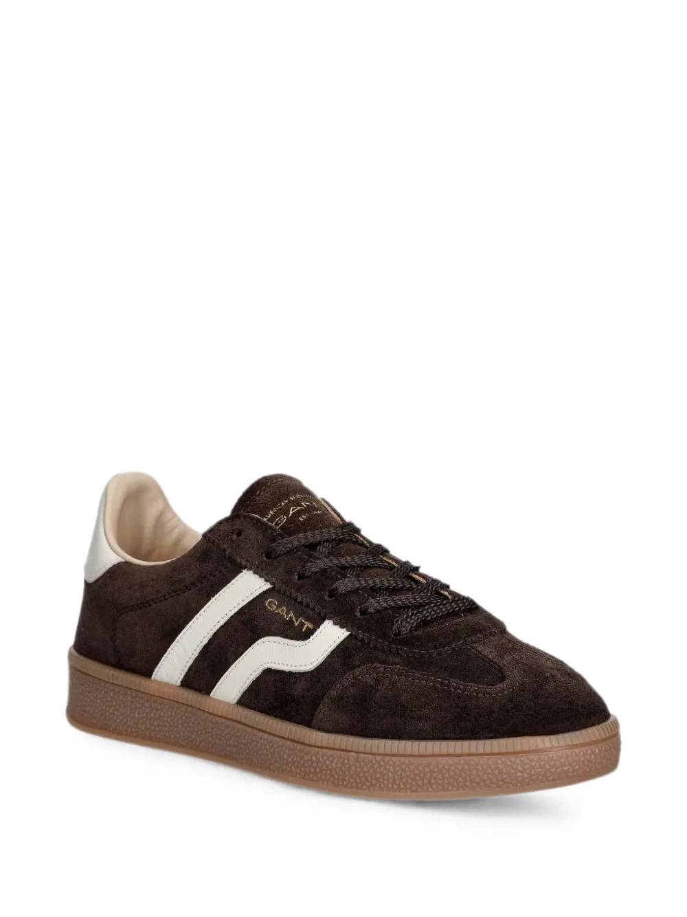 Gant suede panelled sneakers Bruin