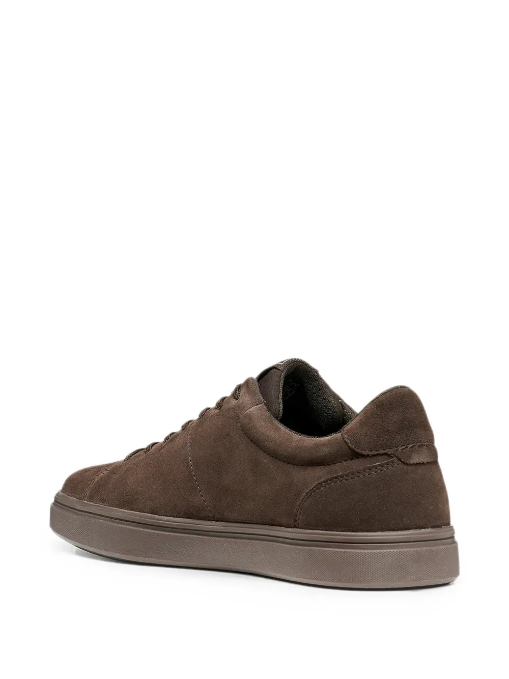 Geox Baltmoore logo-print suede sneakers Bruin