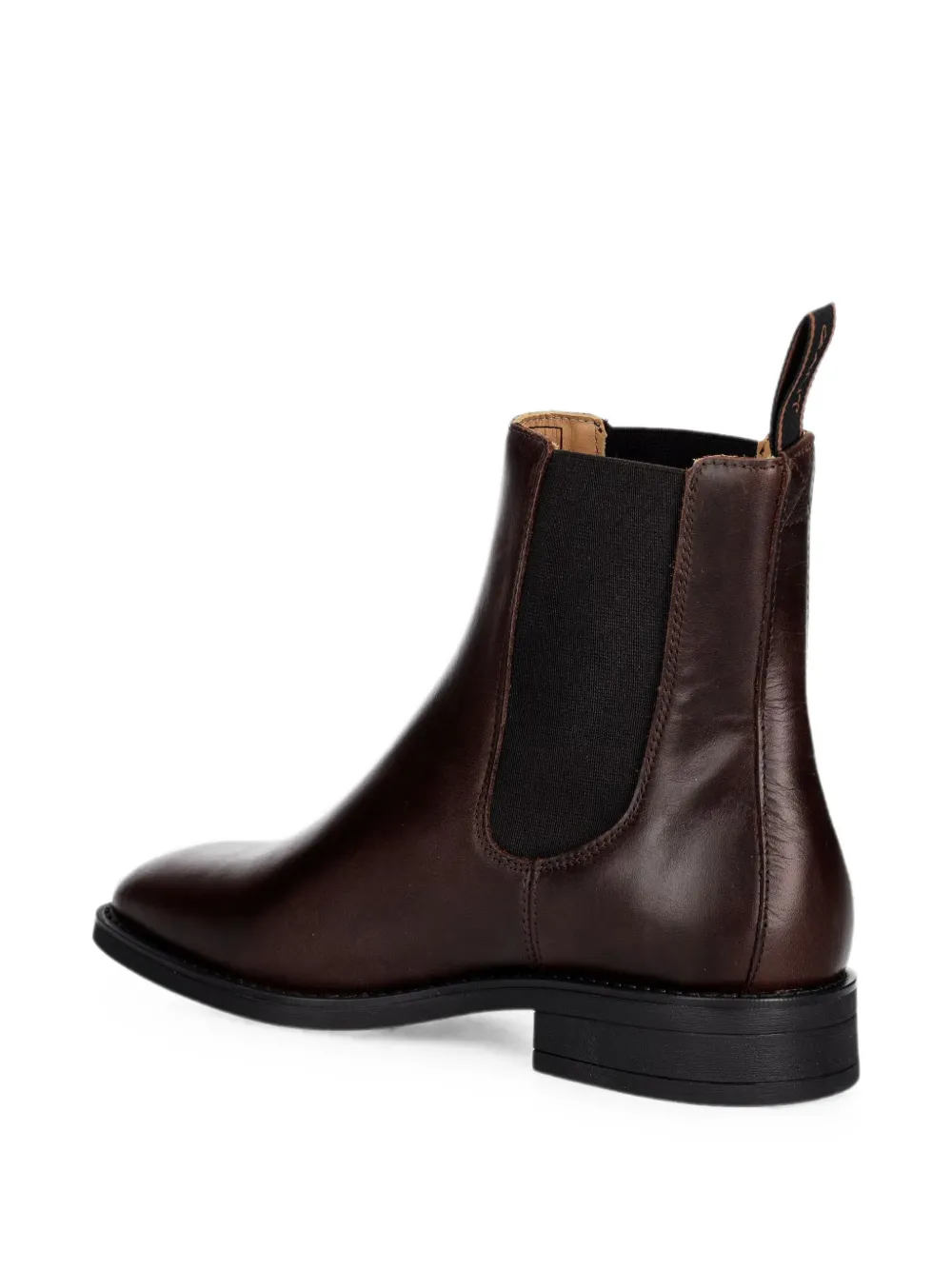 Gant leather elasticated-side ankle boots Bruin