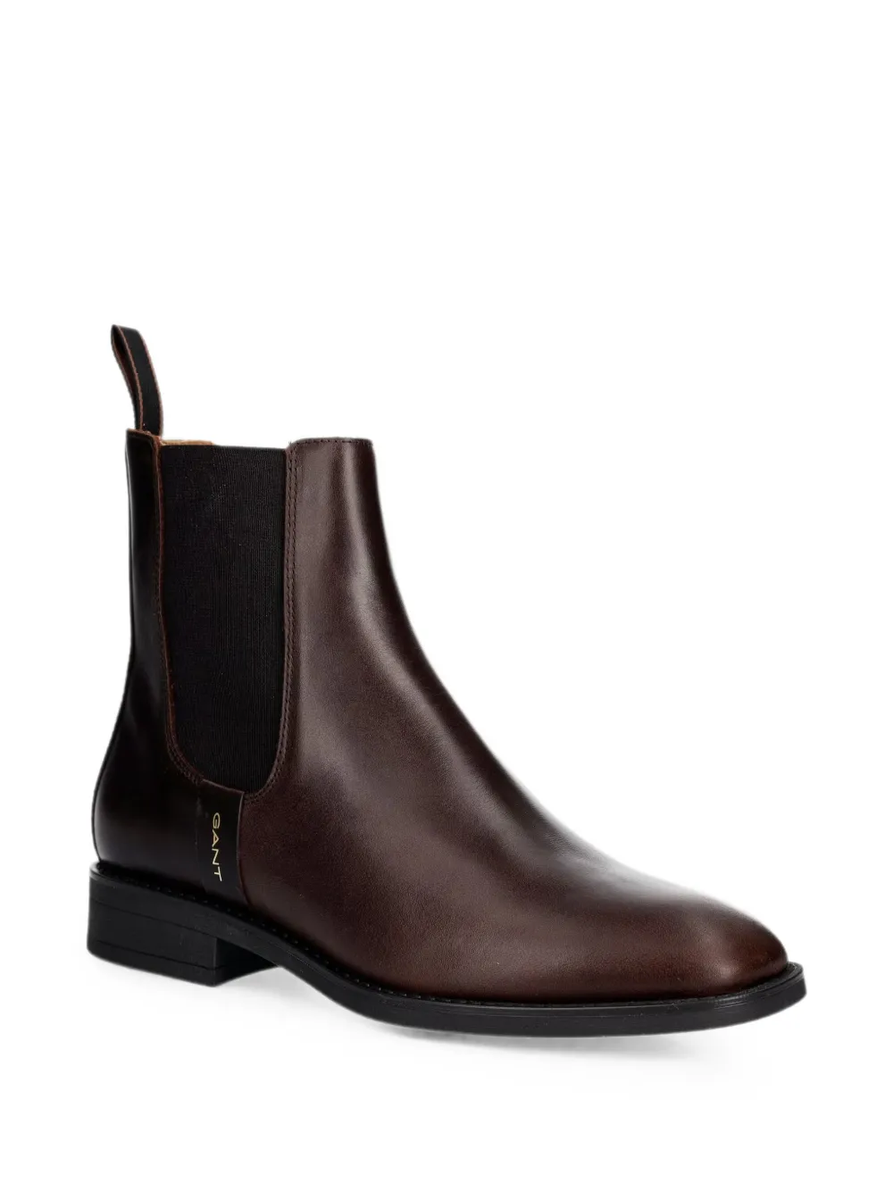 Gant leather elasticated-side ankle boots Bruin