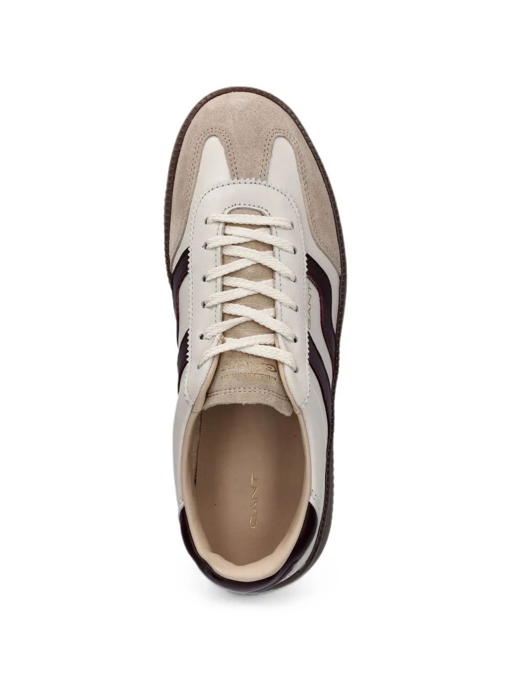 Gant contrast-panel platform sneakers Wit