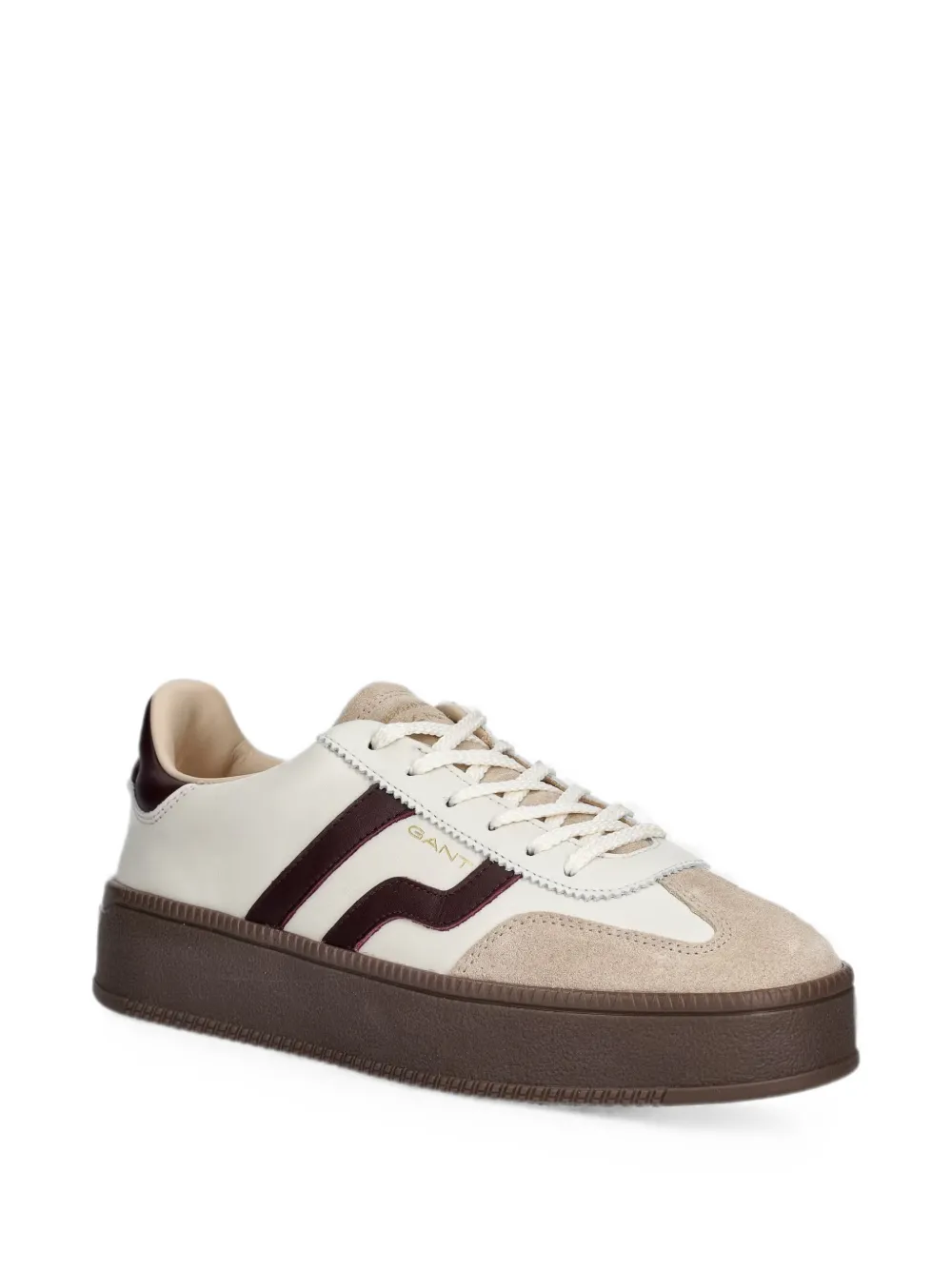 Gant contrast-panel platform sneakers Wit