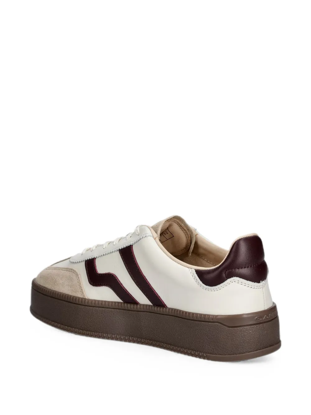 Gant contrast-panel platform sneakers Wit