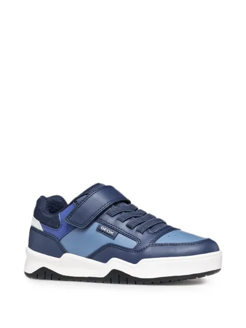 Geox Kids touch-strap panelled sneakers