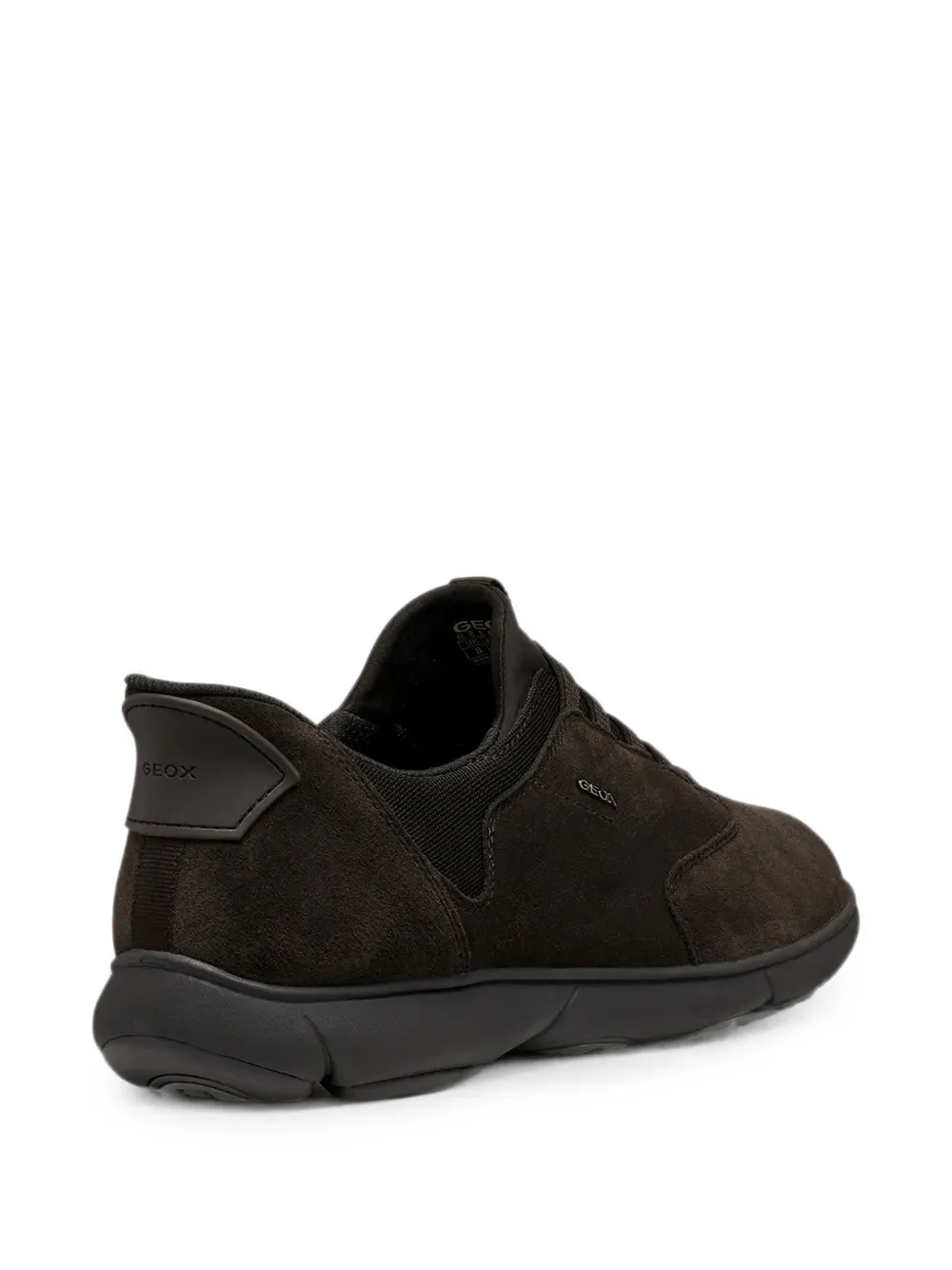 Geox Nebula 2.0 suede-finish lace-up sneakers Bruin