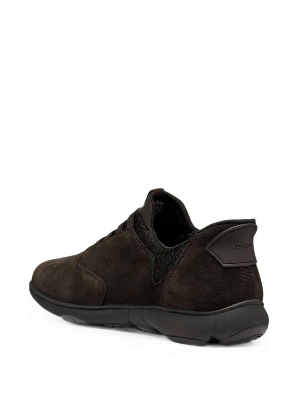 Geox Nebula 2.0 suede-finish lace-up sneakers Bruin
