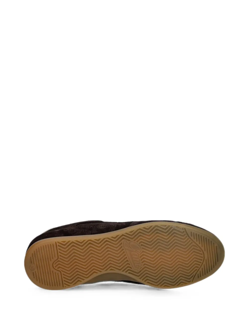 Gant suede contrast-heel sneakers Bruin