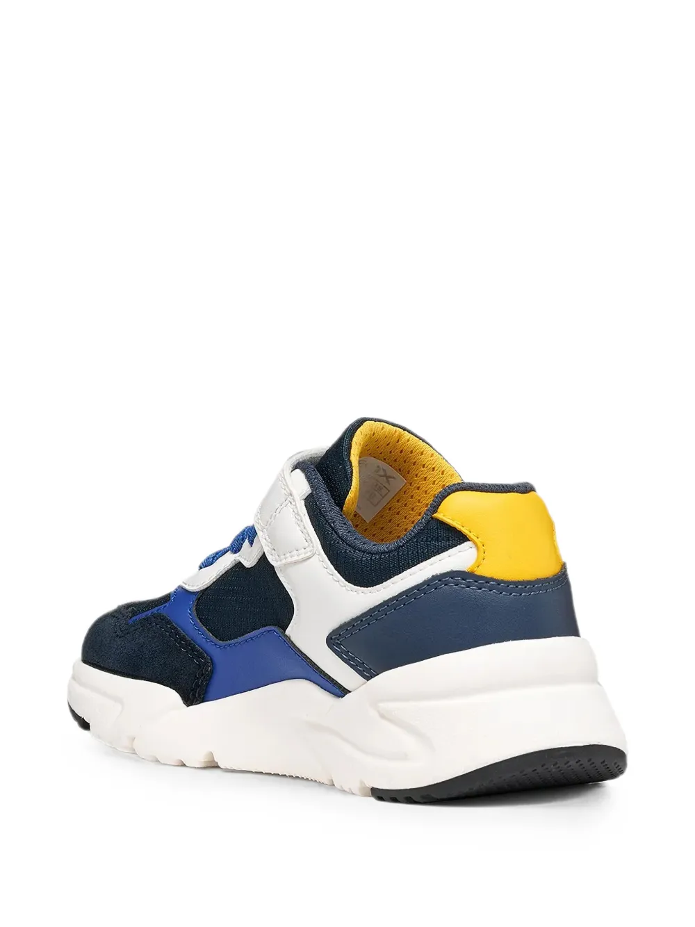 Geox Kids touch-strap paneled sneakers Blauw
