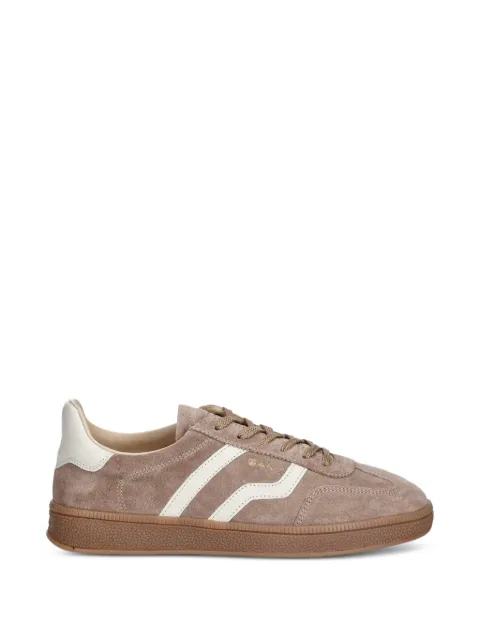 Gant tenis de gamuza con detalle del logo