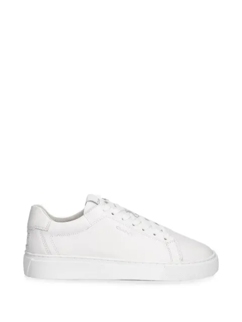 Gant logo-print leather sneakers