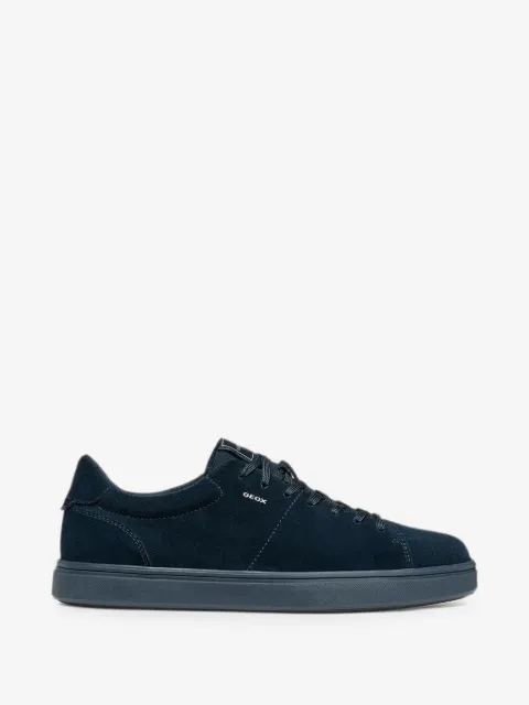 Geox tenis de gamuza con agujetas