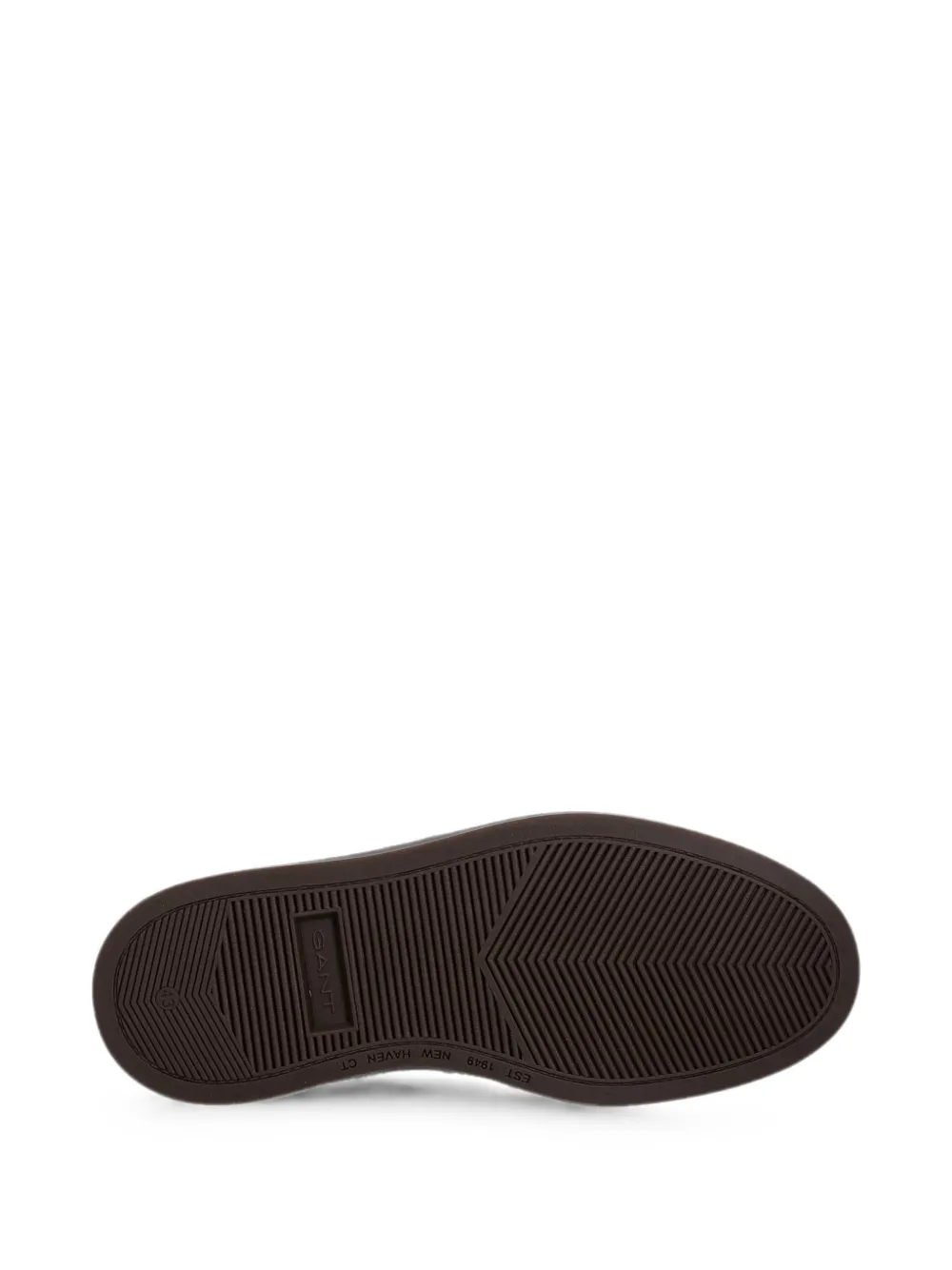 Gant suede logo-print sneakers Blauw